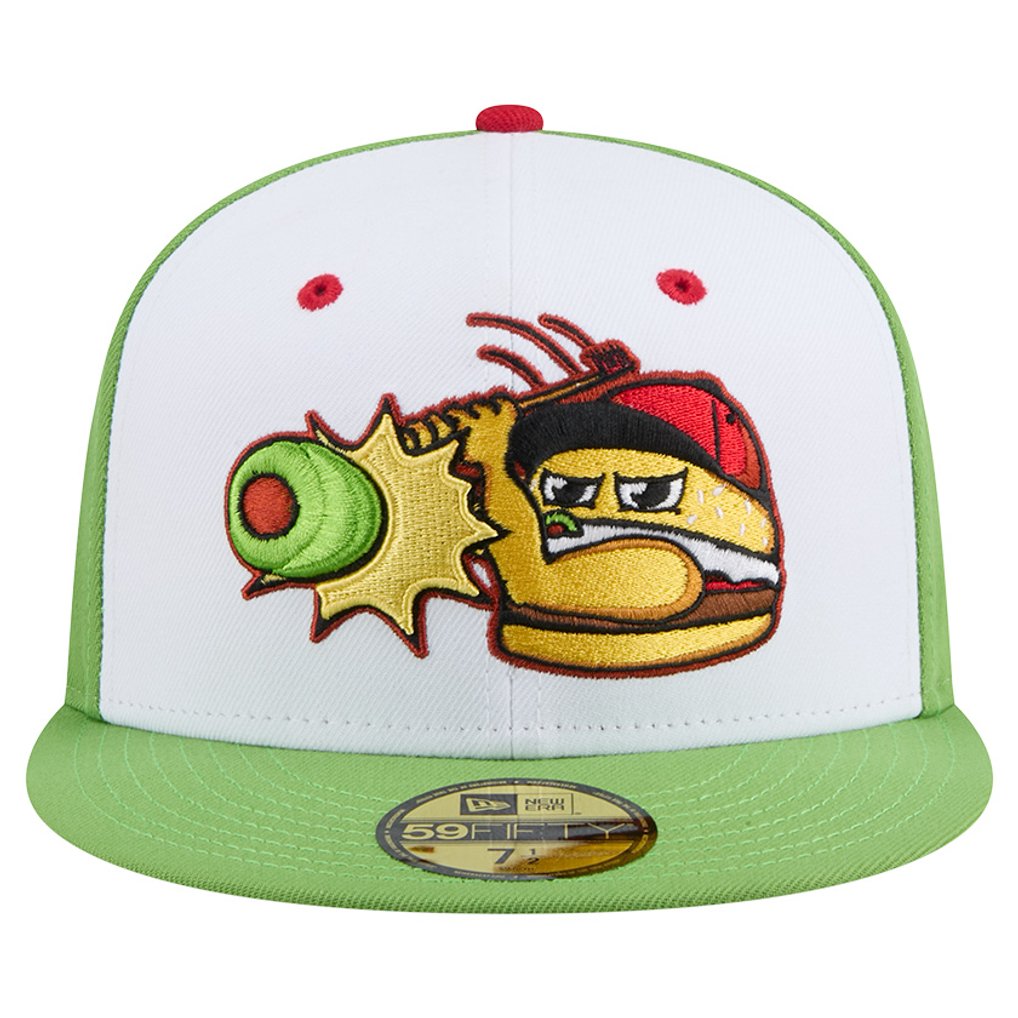  Lansing Lugnuts New Era Theme Nights 59FIFTY Fitted Hat - White